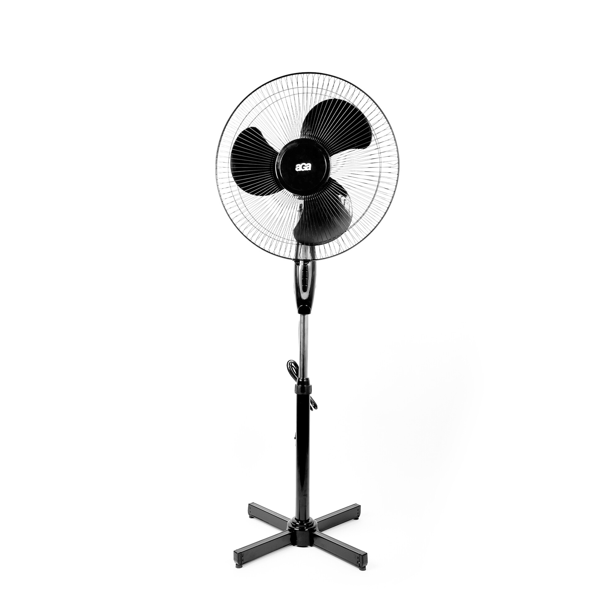 Aga Stojanový ventilátor 43 cm Čierny