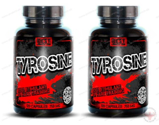 Tyrosine (250  kps) - Best Nutrition 1 + 1 Zadarmo