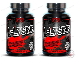 L-Lysine (250 kps) - Best Nutrition 1+1 Zadarmo