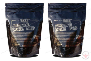 Arginín Pure AKG BEST NUTRITION (500g) 1+1 Zadarmo