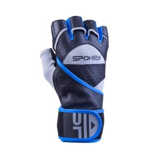 Fitness rukavice SPOKEY GANTLET II čierno-modré 