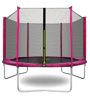 Aga SPORT TOP Trampolína 250 cm Pink + ochranná sieť