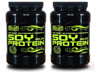 Soy Protein Isolate (1 kg) - Best Nutrition 1 + 1 Zadarmo