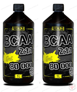 BCAA 80 000 BEST NUTRITION (1 liter) Gél 1+1 Zadarmo