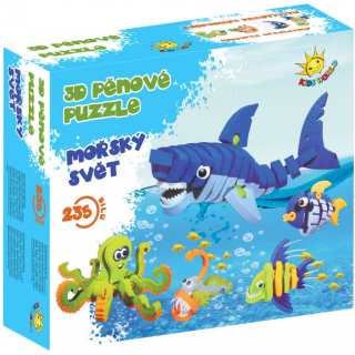 3D penové puzzle Morský svet 235 ks Detský svet