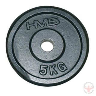 Závažie oceľové HMS  5 kg (30mm)