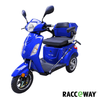  Elektrický tříkolový vozík RACCEWAY VIA-MS09, modrý lesklý