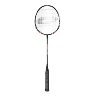 Badmintonová raketa SPOKEY TOMAHAWK čierna v obale cez rameno