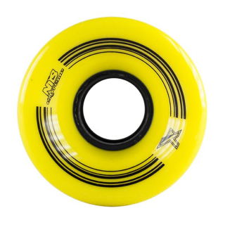 Náhradné kolieska na pennyboardy Nils Extreme 60x45mm (4 ks) žlté