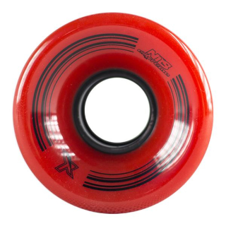 Náhradné kolieska na pennyboardy Nils Extreme 60x45mm (4 ks) červené