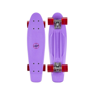 Pennyboard Nijdam Violet so svietiacimi LED kolieskami