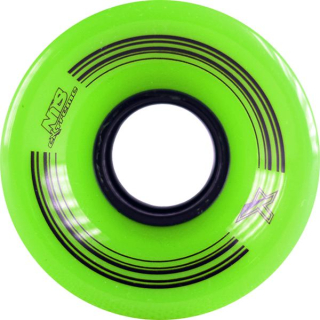 Náhradné kolieska na pennyboardy Nils Extreme 60x45mm (4 ks) zelené
