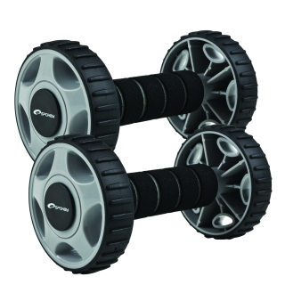 Posilňovací valček dve kolieska, malý priemer DOUBLE WHEEL SPOKEY