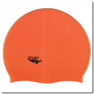  Jednofarebná silikónová čiapka SPURT G503 oranžová