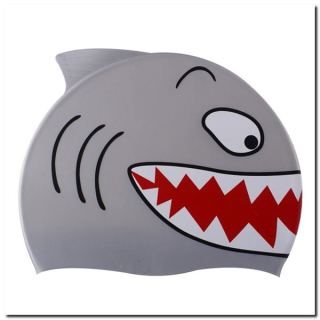 Detská silikonová čiapka SPURT - Žralok