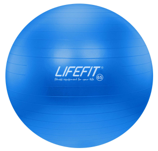 Gymnastický míč LIFEFIT ANTI-BURST 65 cm, modrý