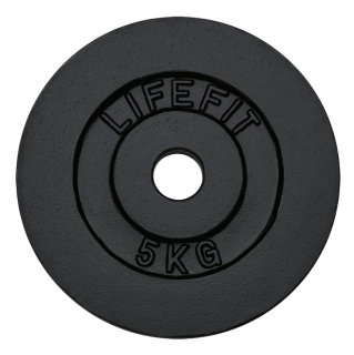 Kotouč LIFEFIT 5kg, kovový, pro 30mm tyč