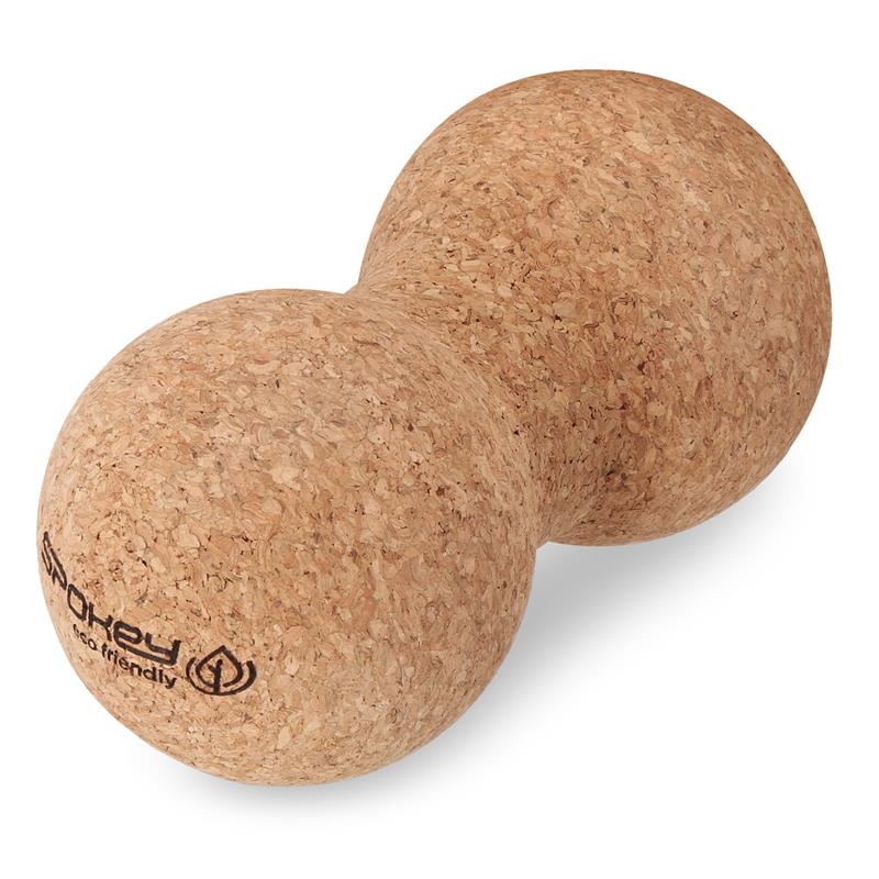 SPOKEY DOUBLE OAK Korková dvojitá masážna loptička