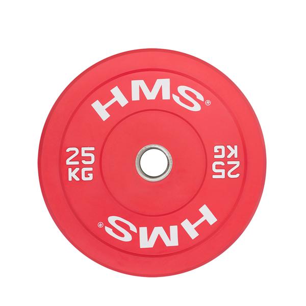 Farebný bumper kotúč HMS CBR 25 kg